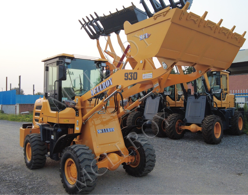 Front End 1.5 Ton Wheel Loader Air Brake With Single Bucket
