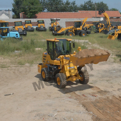 Construction Front Wheel Loader 0.6m3 For Transporting 1.9m Bucket Length