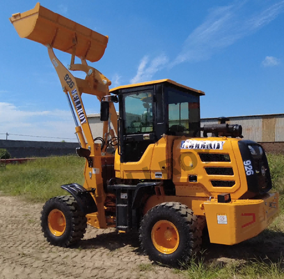 Construction Front 1500 Kg Wheel Loader Machine For Sorting Applications