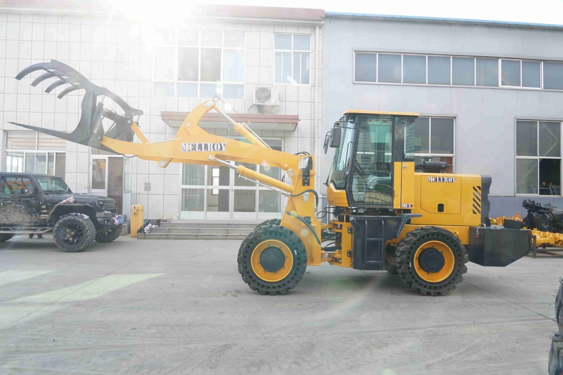 76kW Compact Small Wheel Loaders Mechanical Joystick