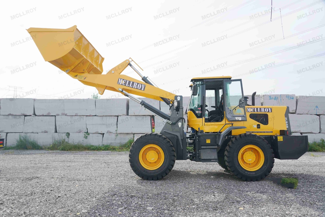 Heavy Duty Small Articulated Wheel Loader 3600 Mm Max Dump Clearance