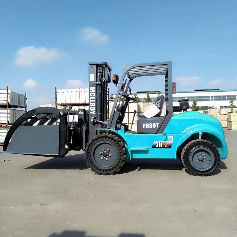 Easy-To-Use Diesel Four-Wheel Drive  Forklift Truck Working Pressure18.5 Mpa