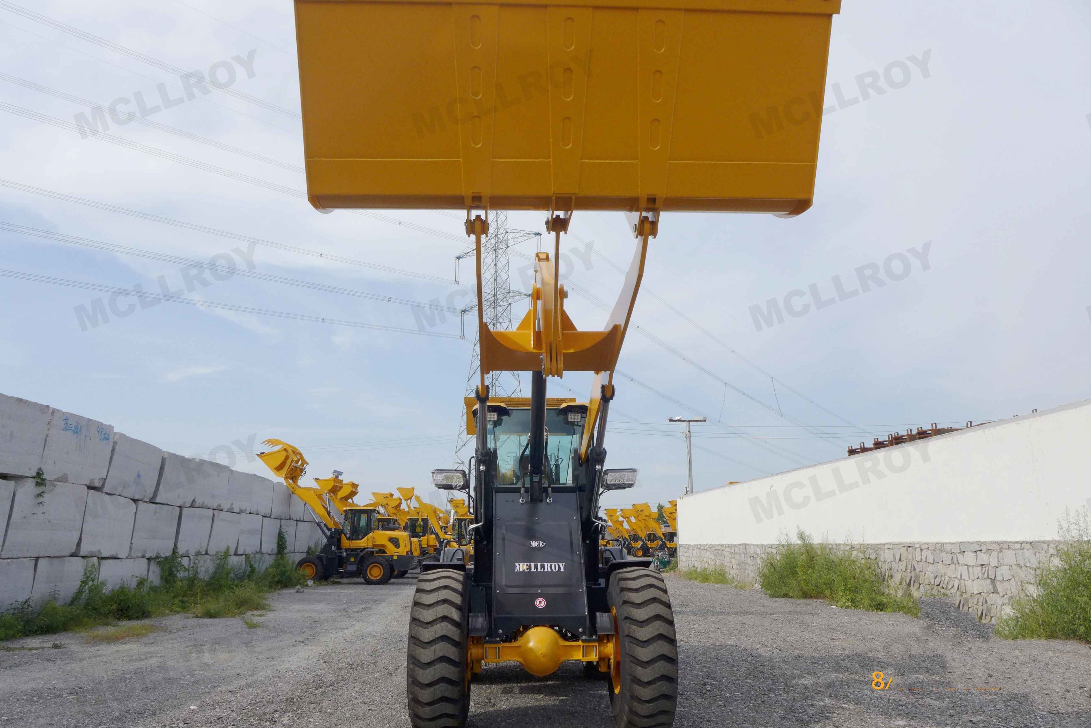 Heavy Duty Small Articulated Wheel Loader 3600 Mm Max Dump Clearance