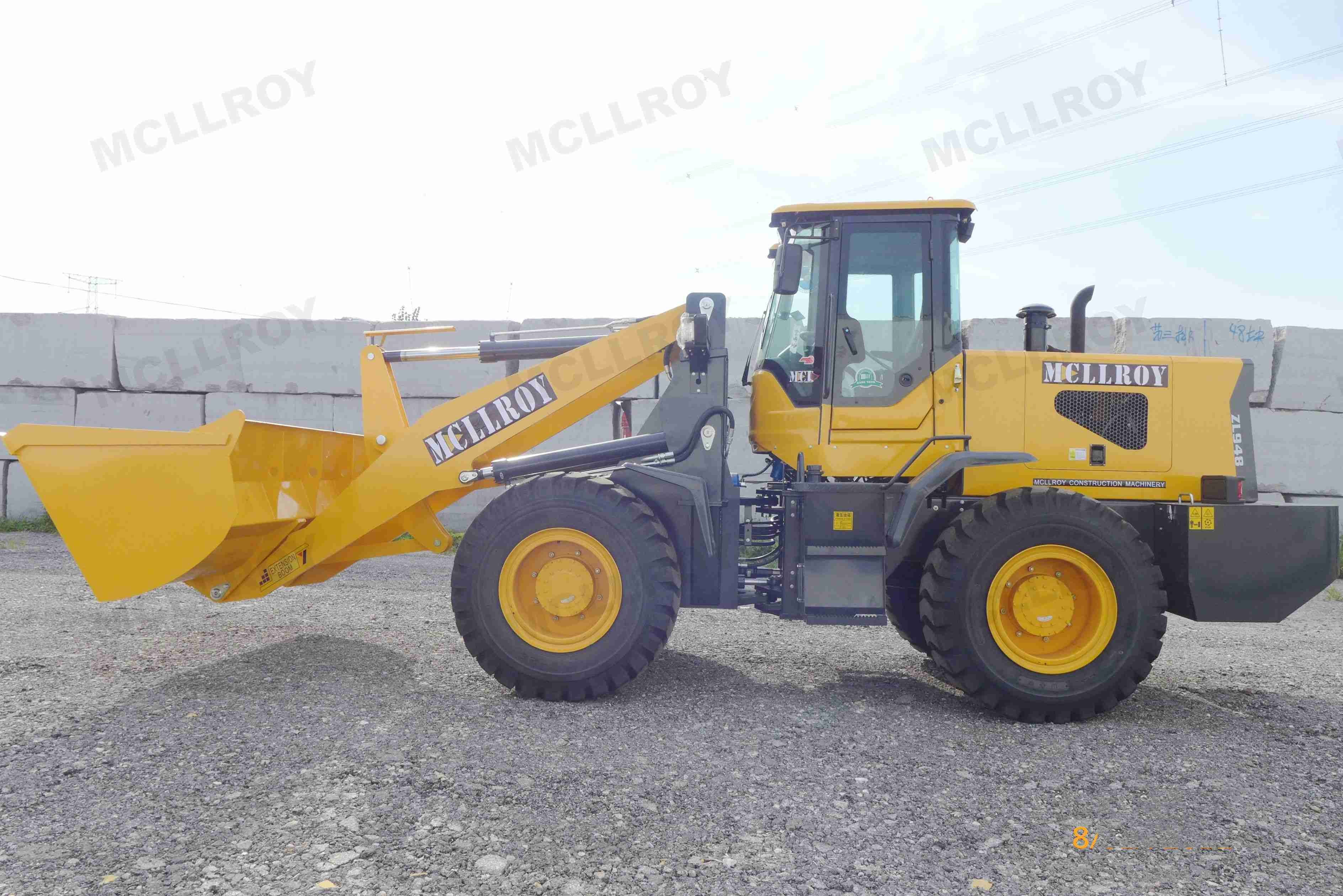 92 Kw Heavy 2400 Rpm Small Wheel Loaders Machinery